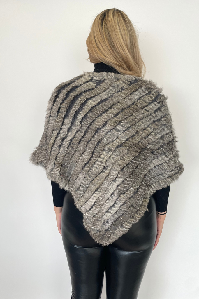 PONCHO FC-F404 Gris Natural