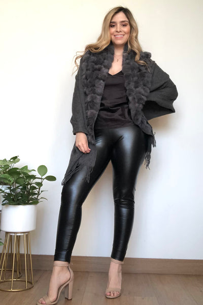 Shawl FC-128 Gris Obscuro