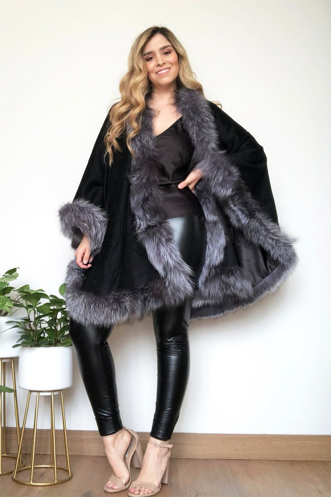 Capa FC-B101 90cm Zorro-Plateado