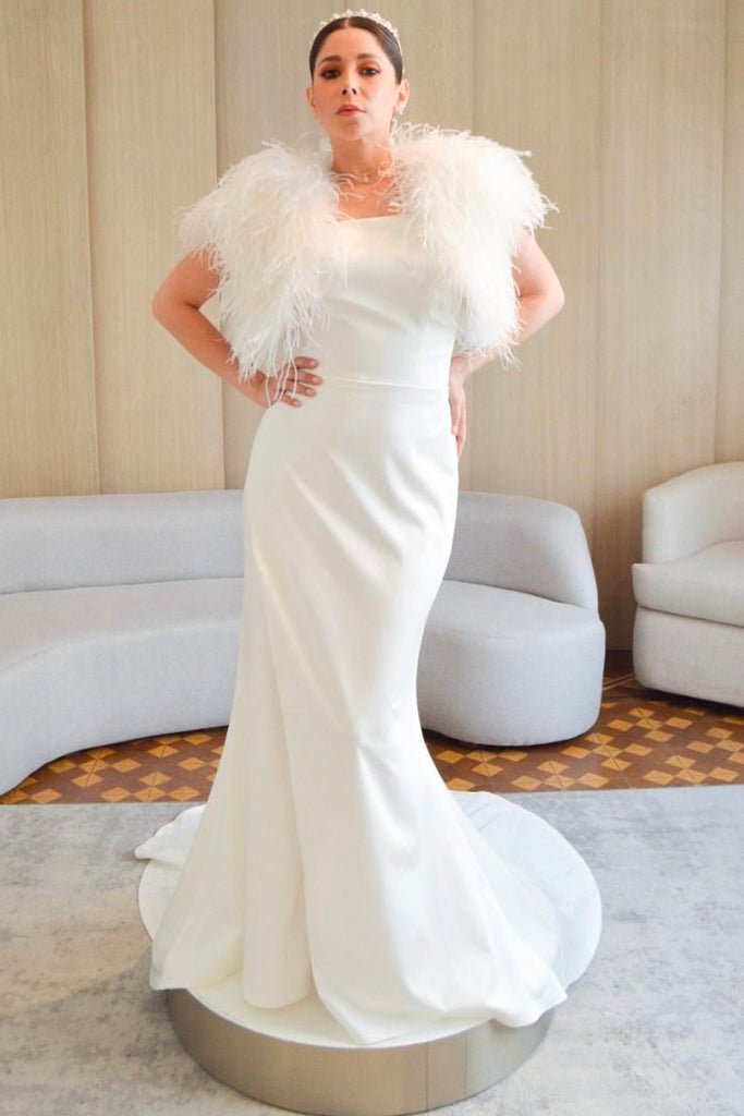 Estola/saco Plumas FC-F410 Ivory