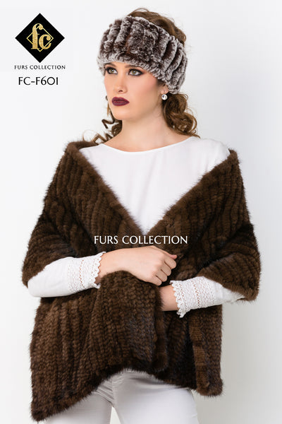 Shawl FC-F601 Negro y Café